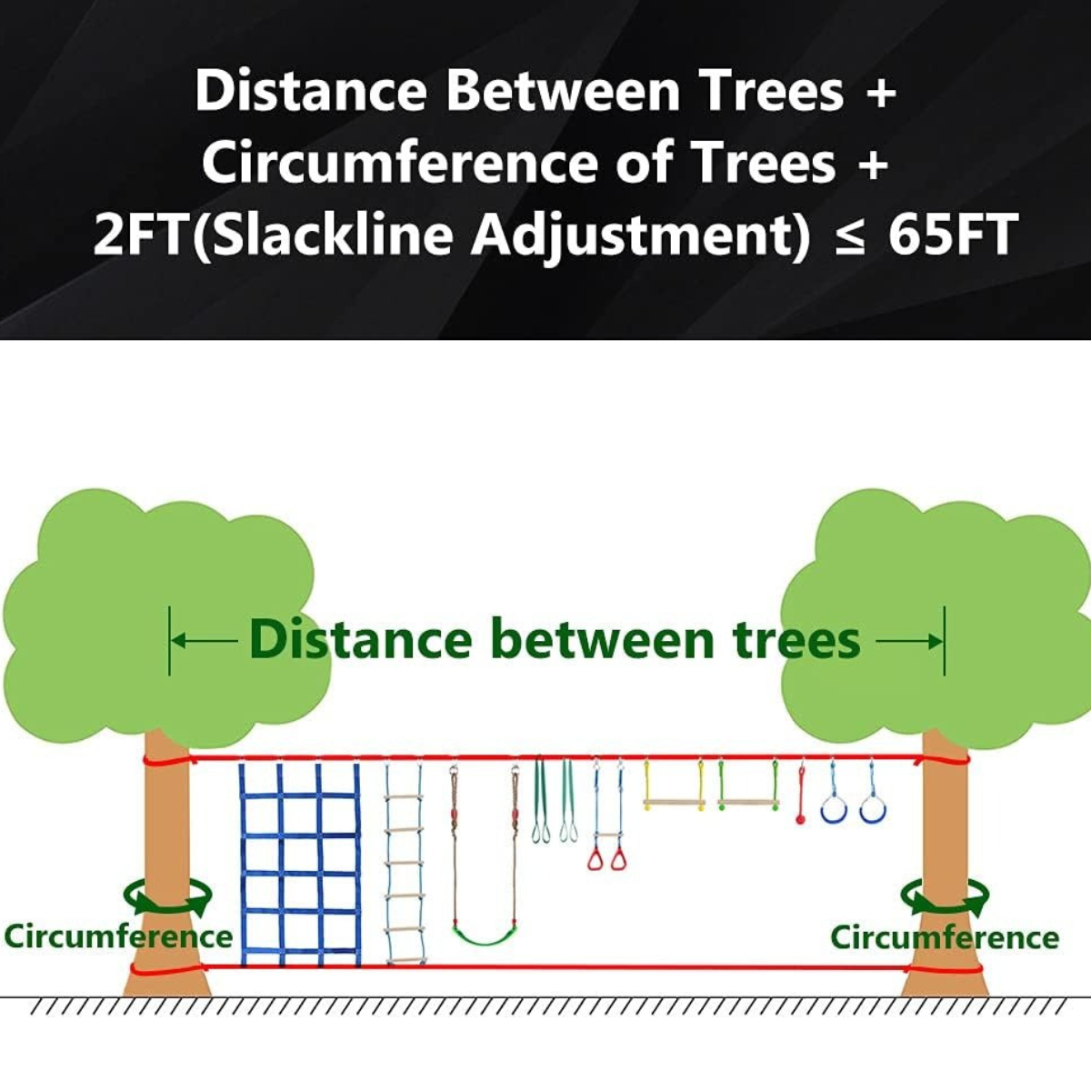 Ninja Warrior Obstacle Course for Kids Backyard