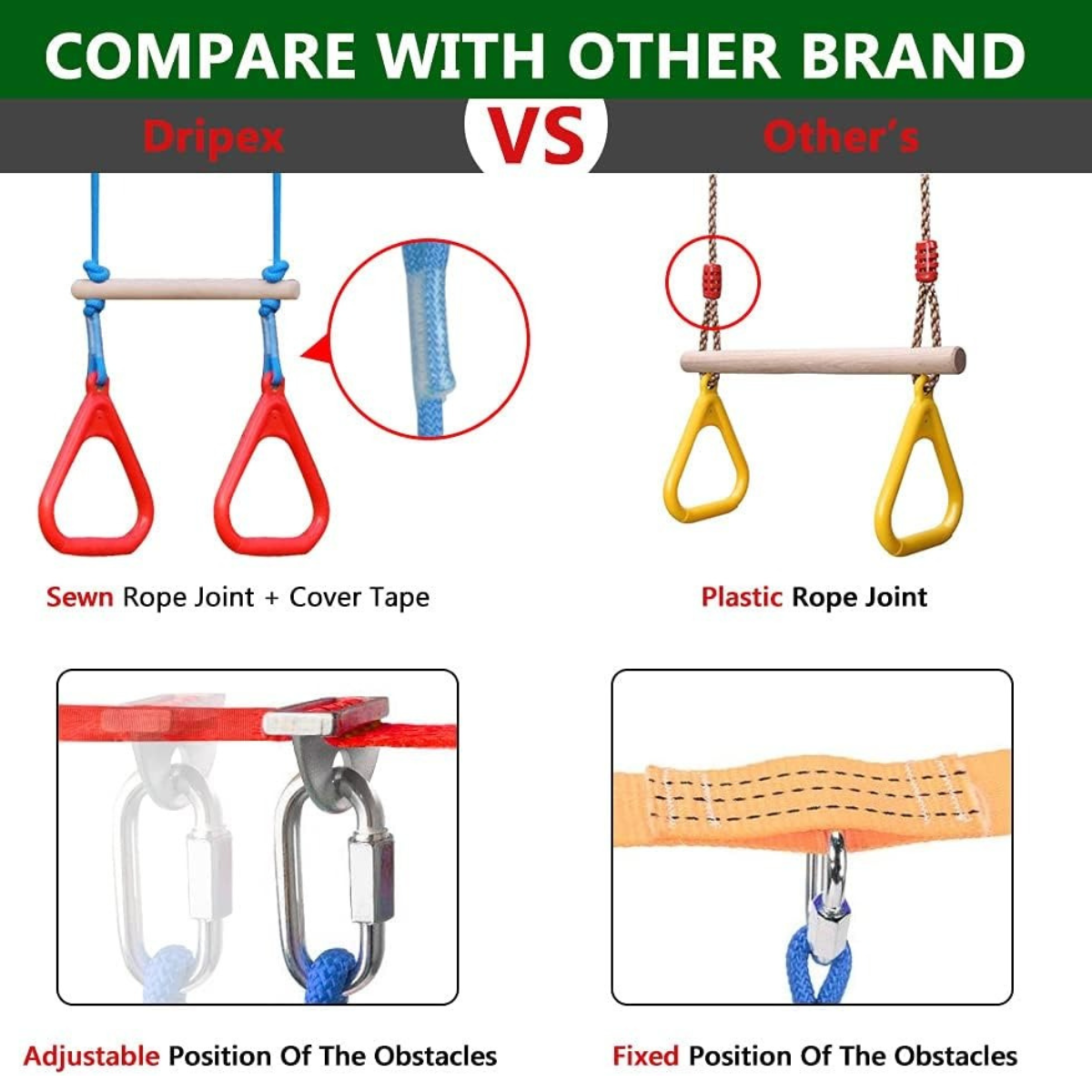 Ninja Warrior Obstacle Course for Kids Backyard