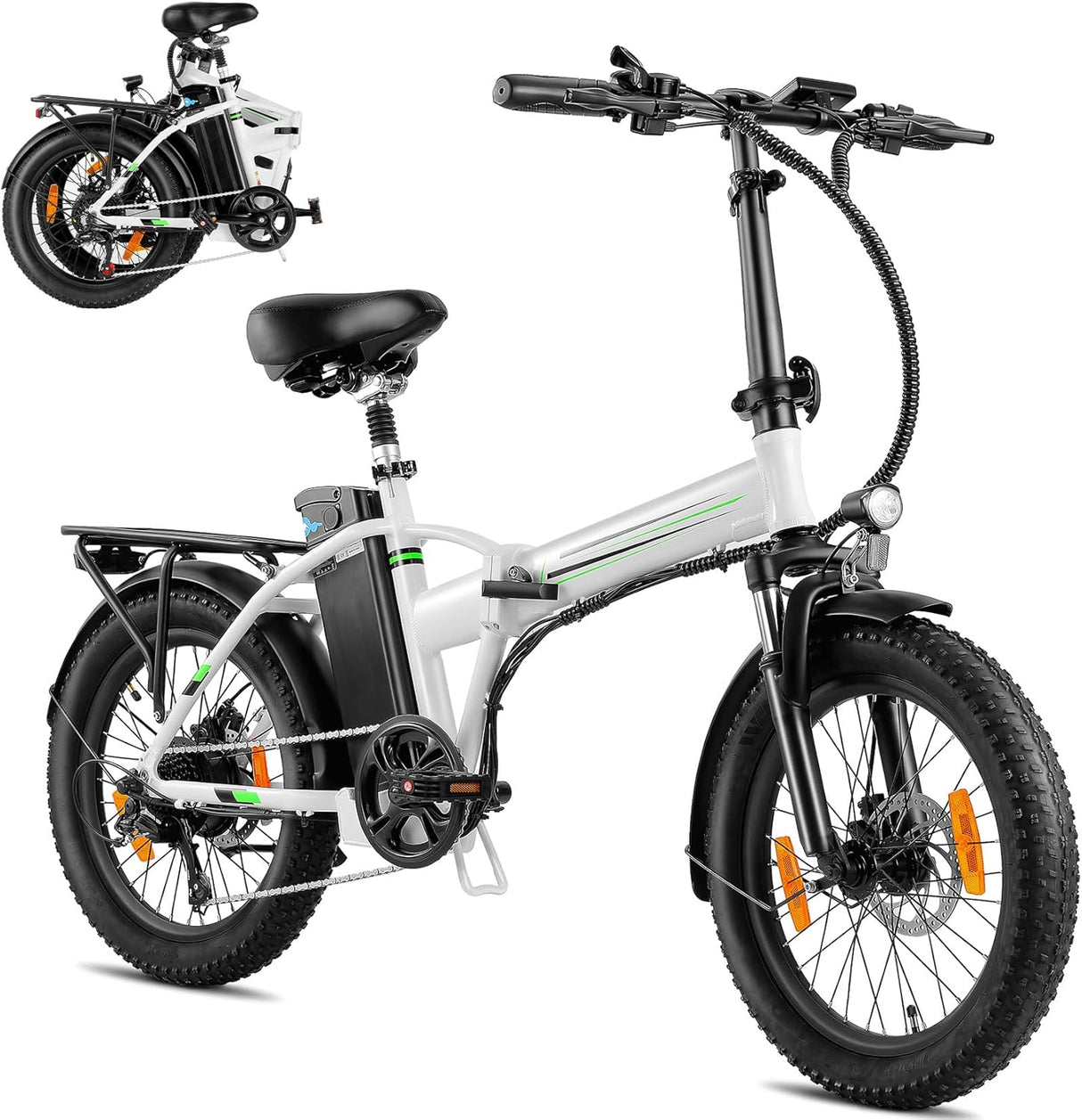 Dripex E-Bike 20 Inch Electric Bicycle Men Women Folding Bike