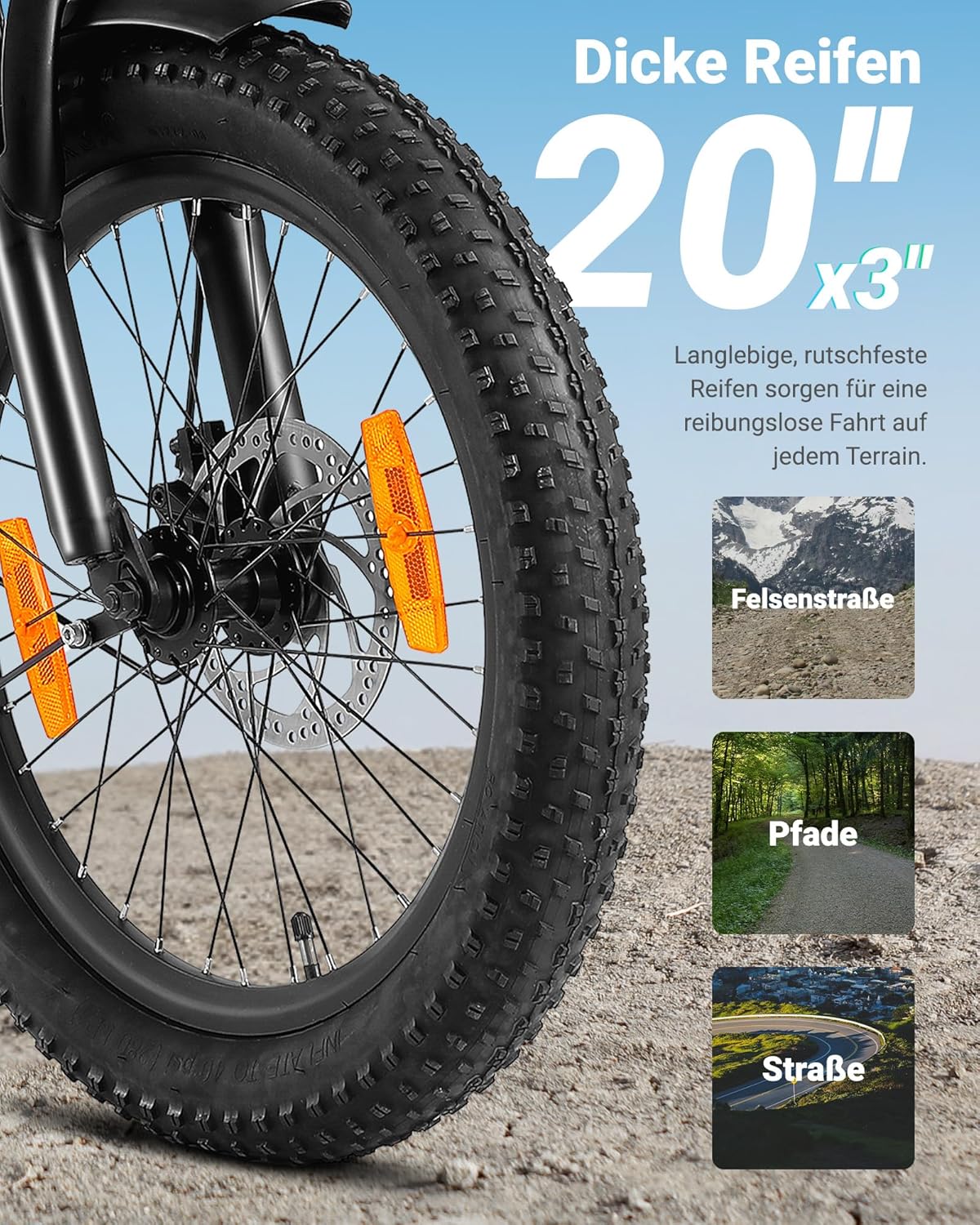 Dripex E-Bike 20 Inch Electric Bicycle Men Women Folding Bike