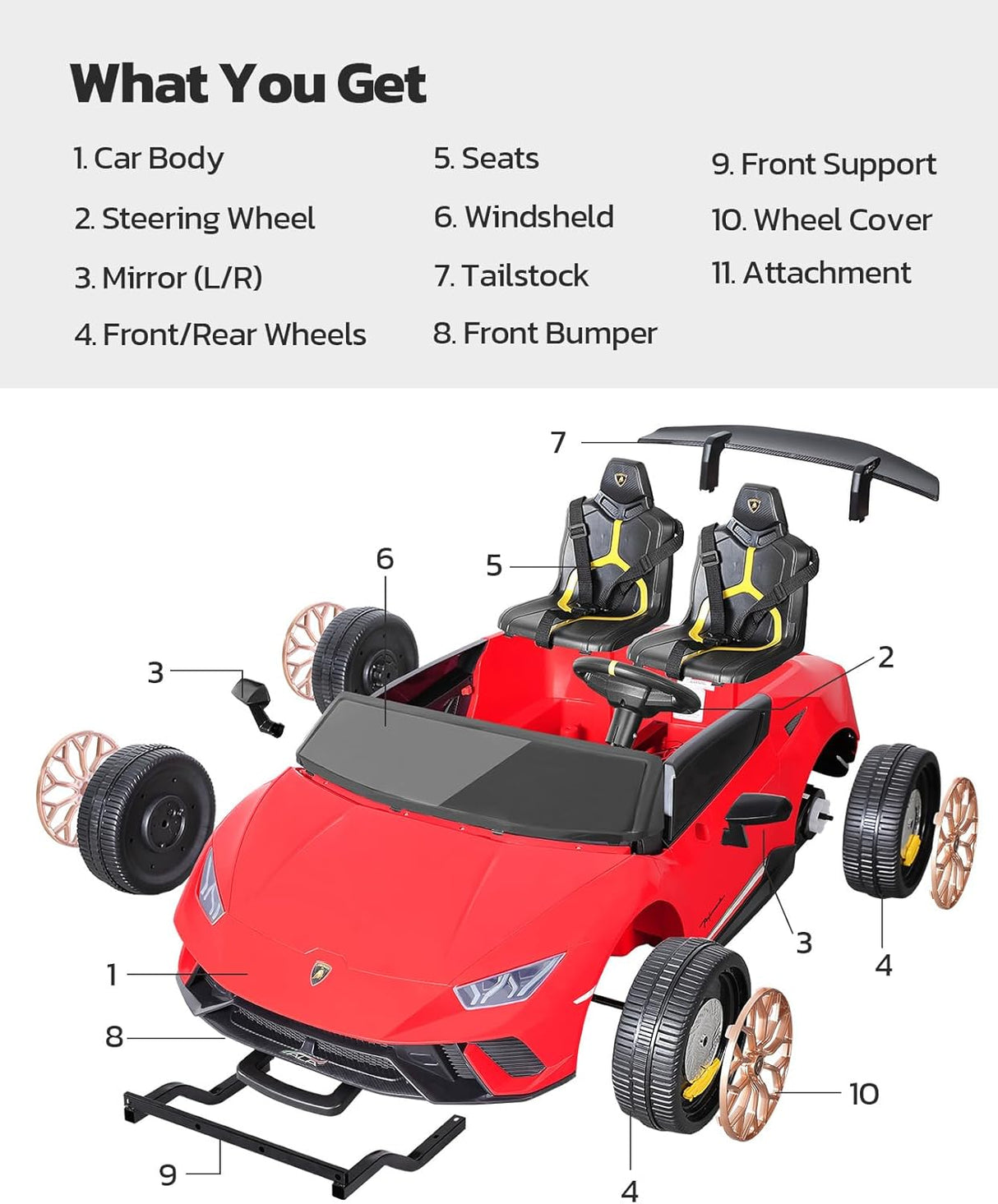 Lamborghini Ride on Toy for Big kids