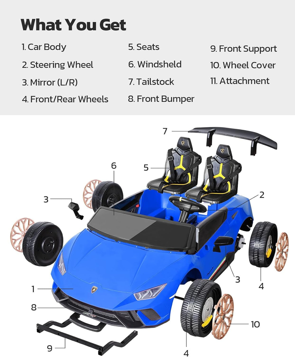 Lamborghini Ride on Toy for Big kids