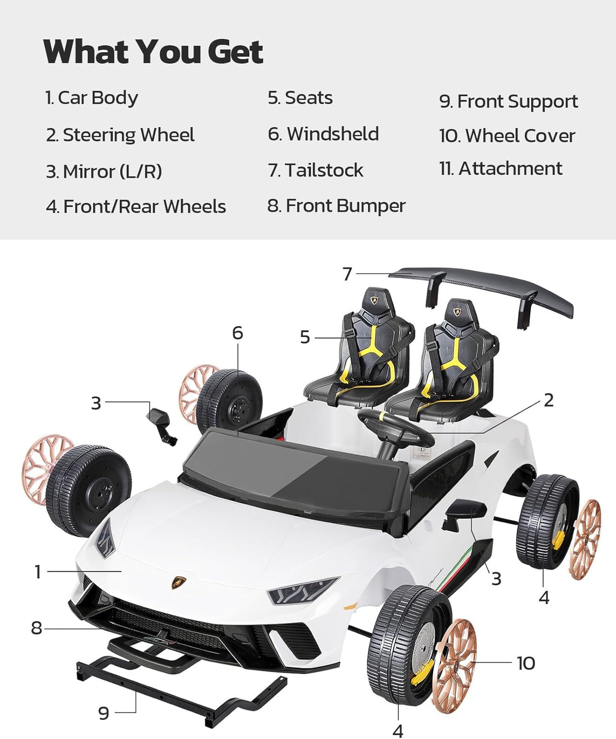 Lamborghini Ride on Toy for Big kids