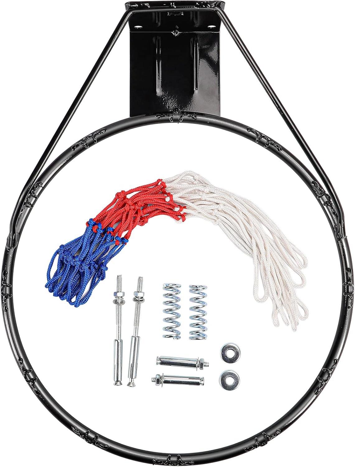 Dripex Solid Basketball Rim 18" Replacement Breakaway Wall Mounted