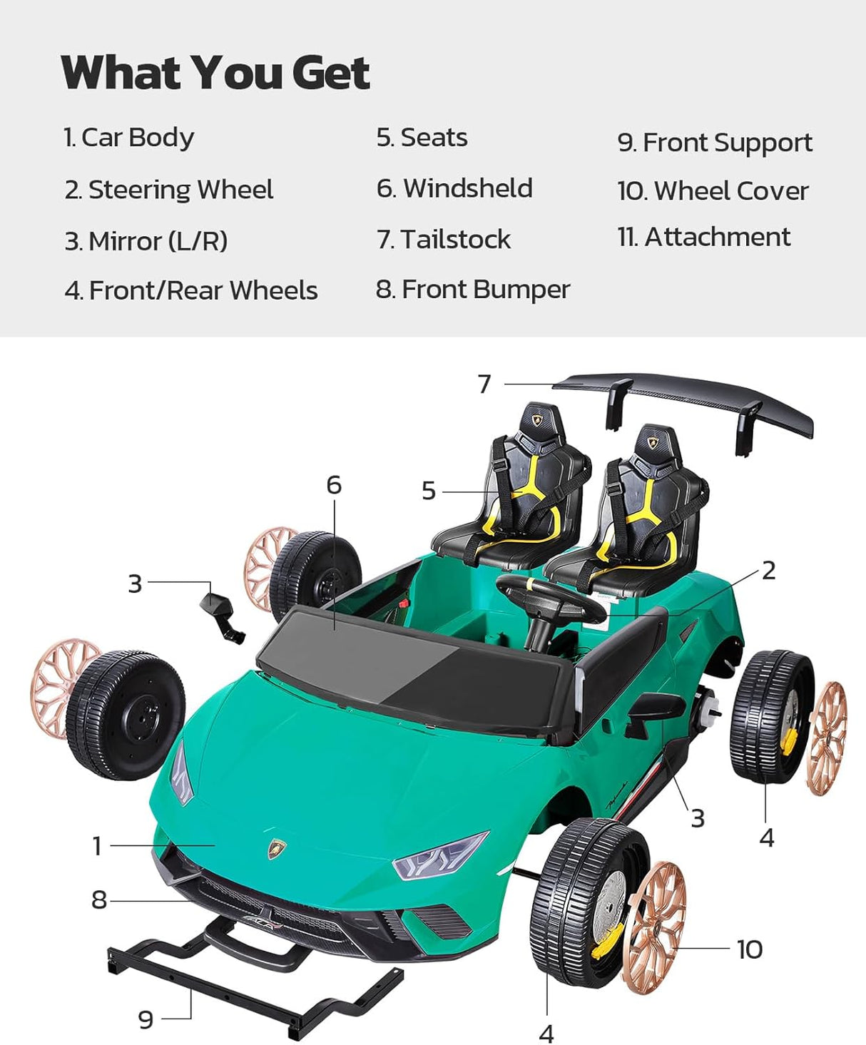 Lamborghini Ride on Toy for Big kids