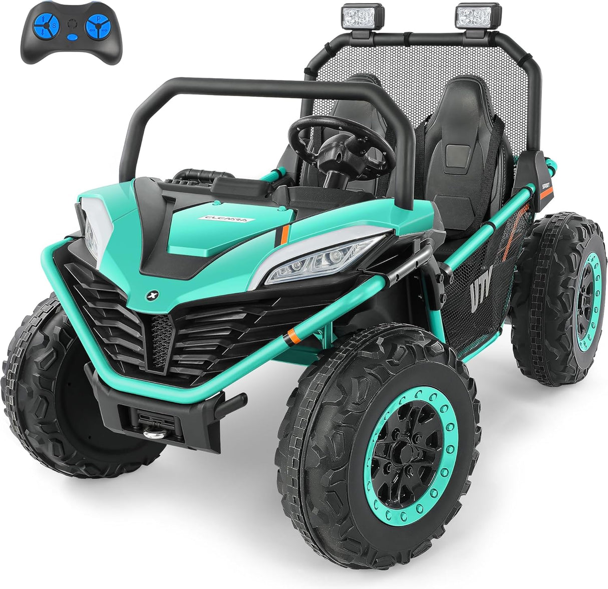 Four-wheel-drive electric SUV with remote control 2 seater