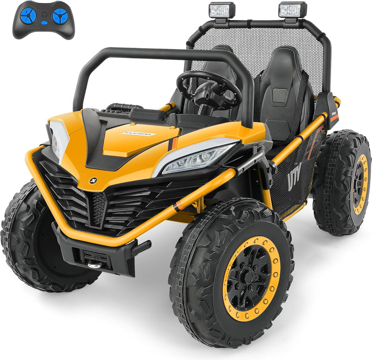 Four-wheel-drive electric SUV with remote control 2 seater