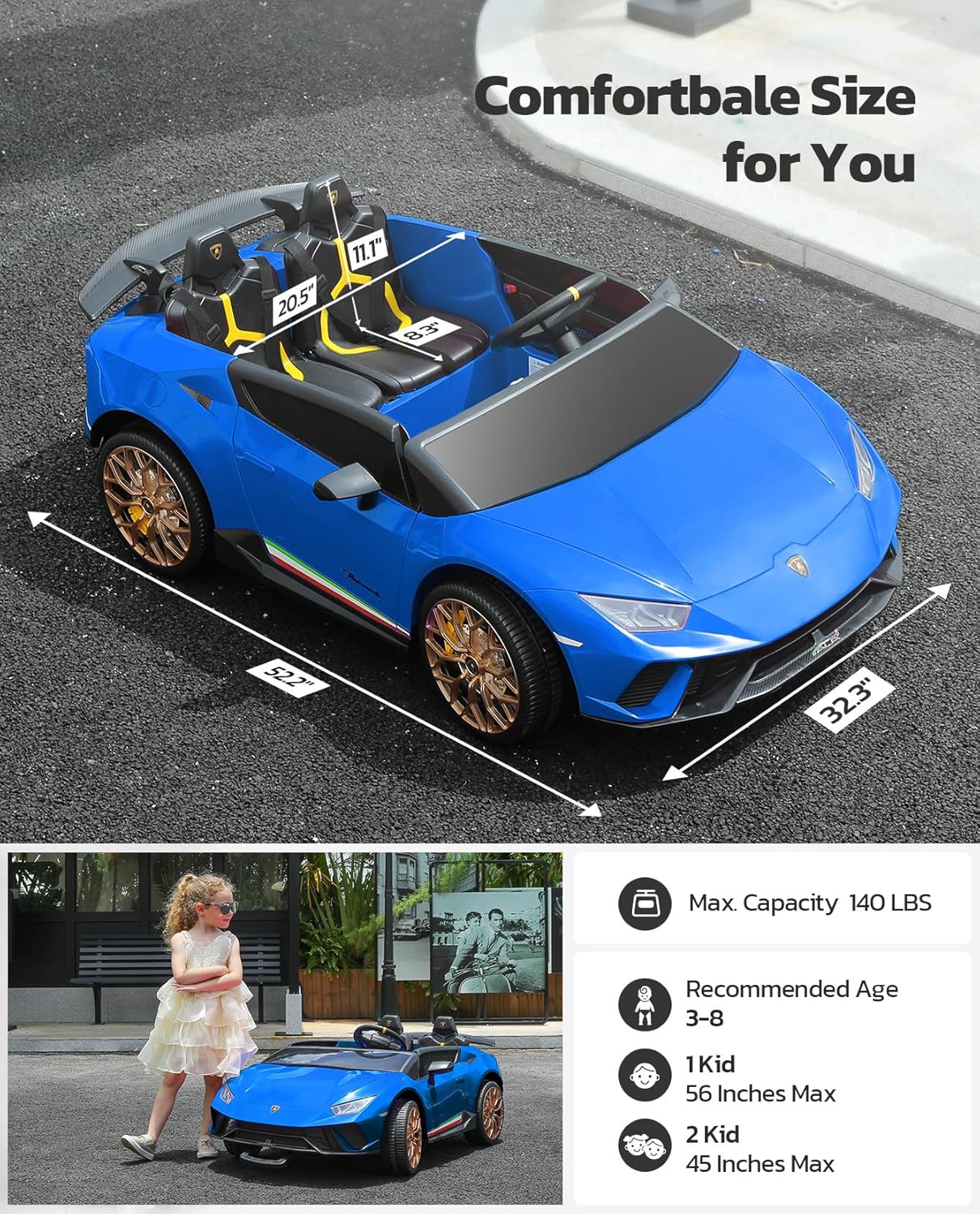 Lamborghini Ride on Toy for Big kids