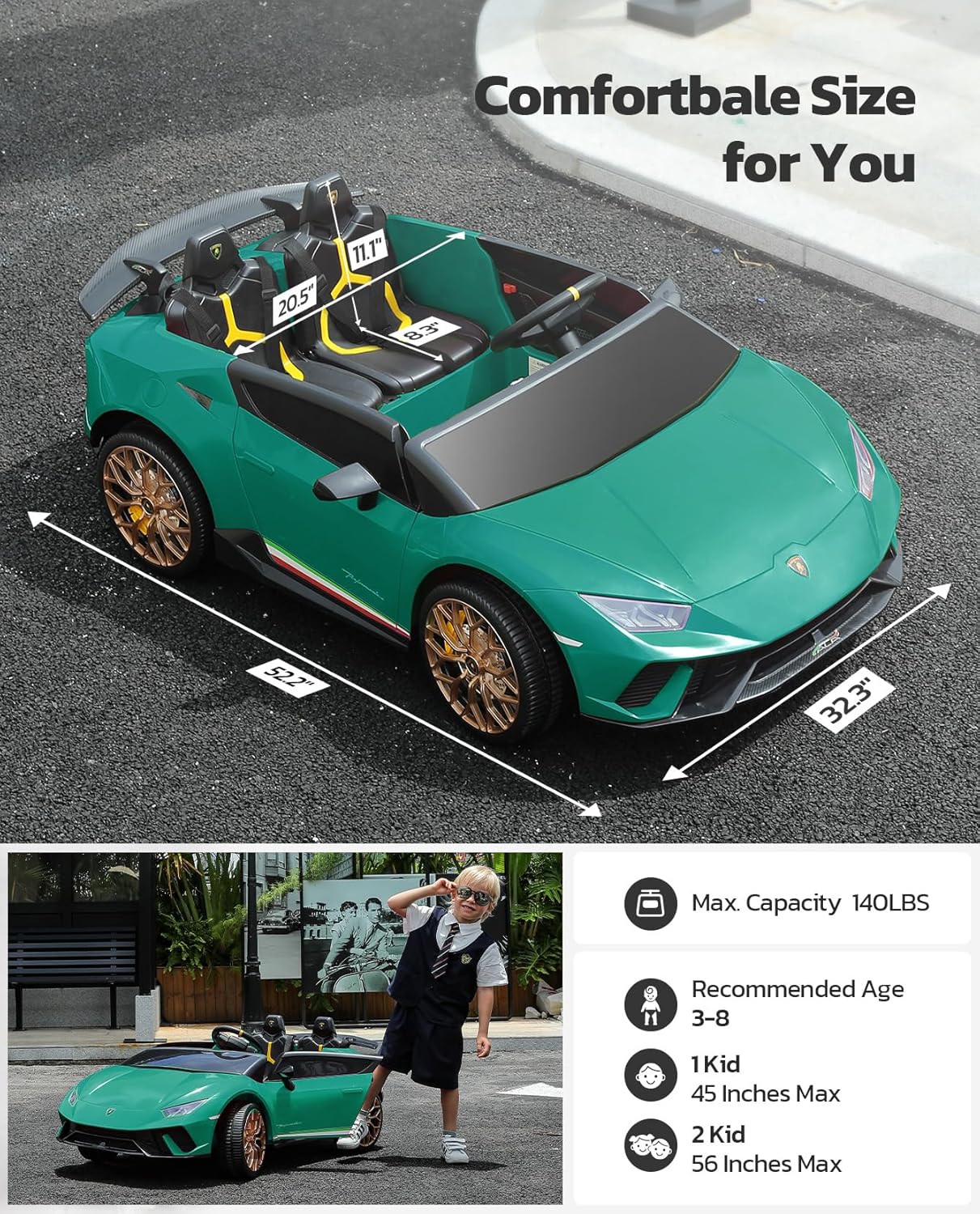 Lamborghini Ride on Toy for Big kids