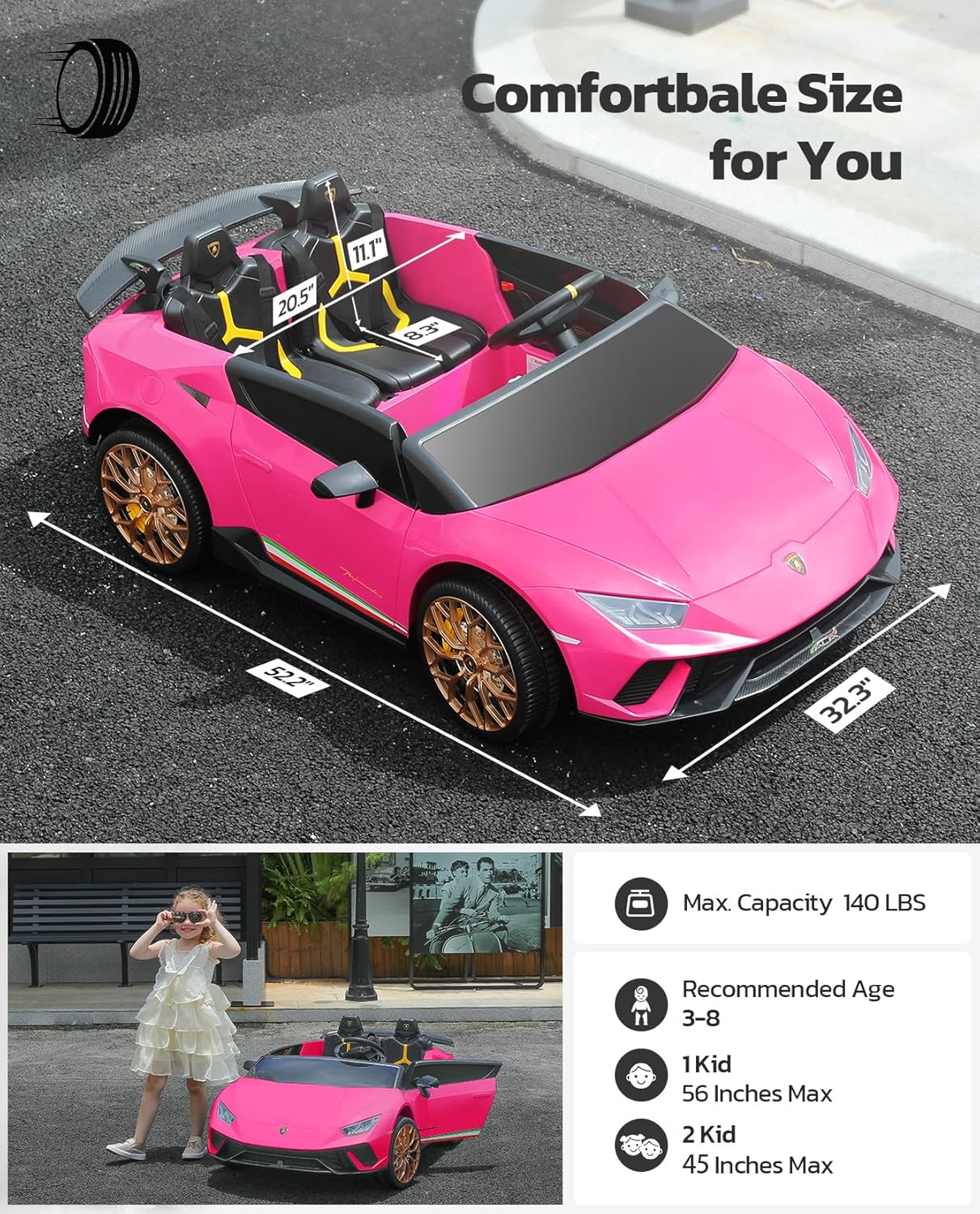 Lamborghini Ride on Toy for Big kids