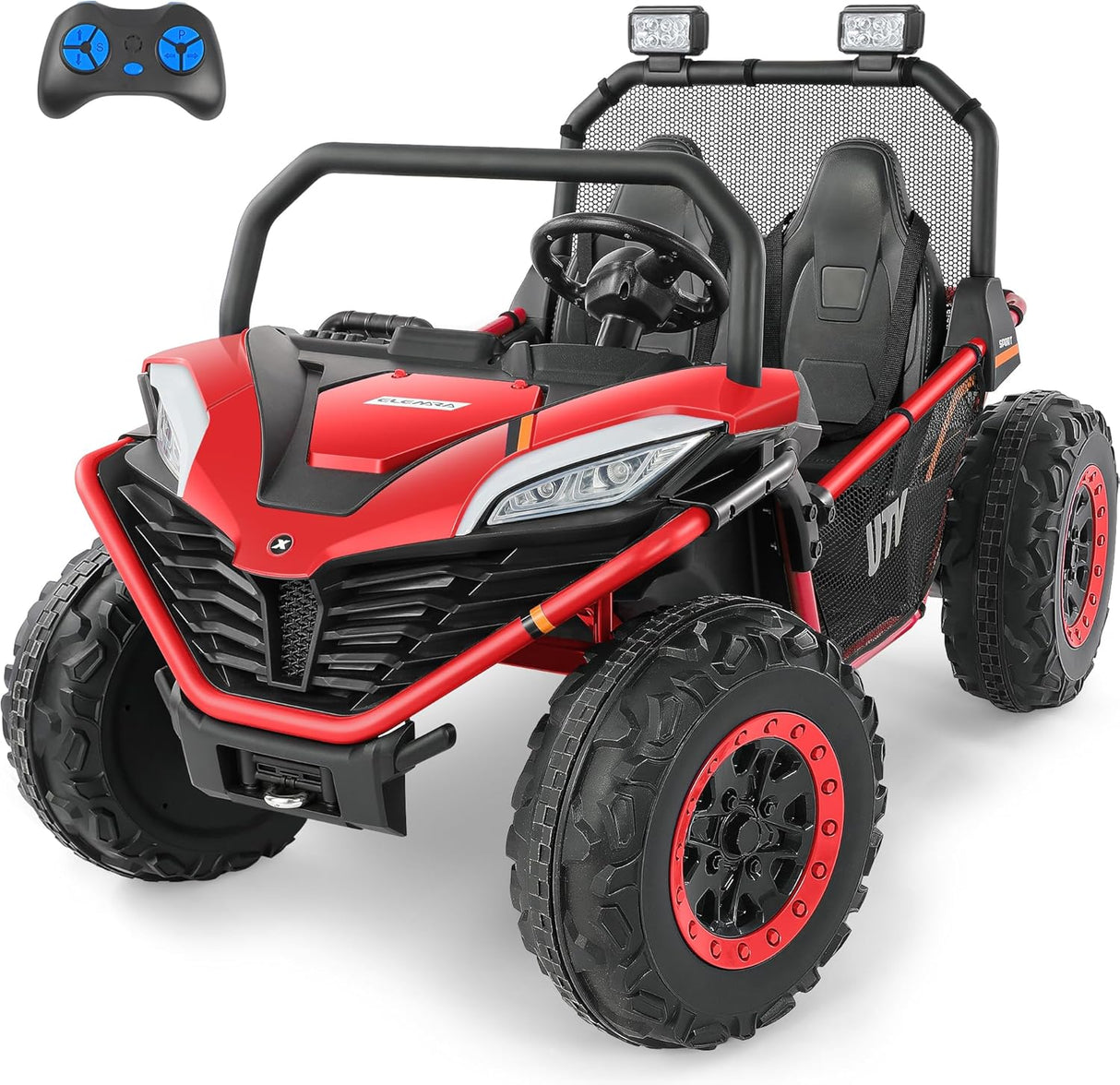 Four-wheel-drive electric SUV with remote control 2 seater