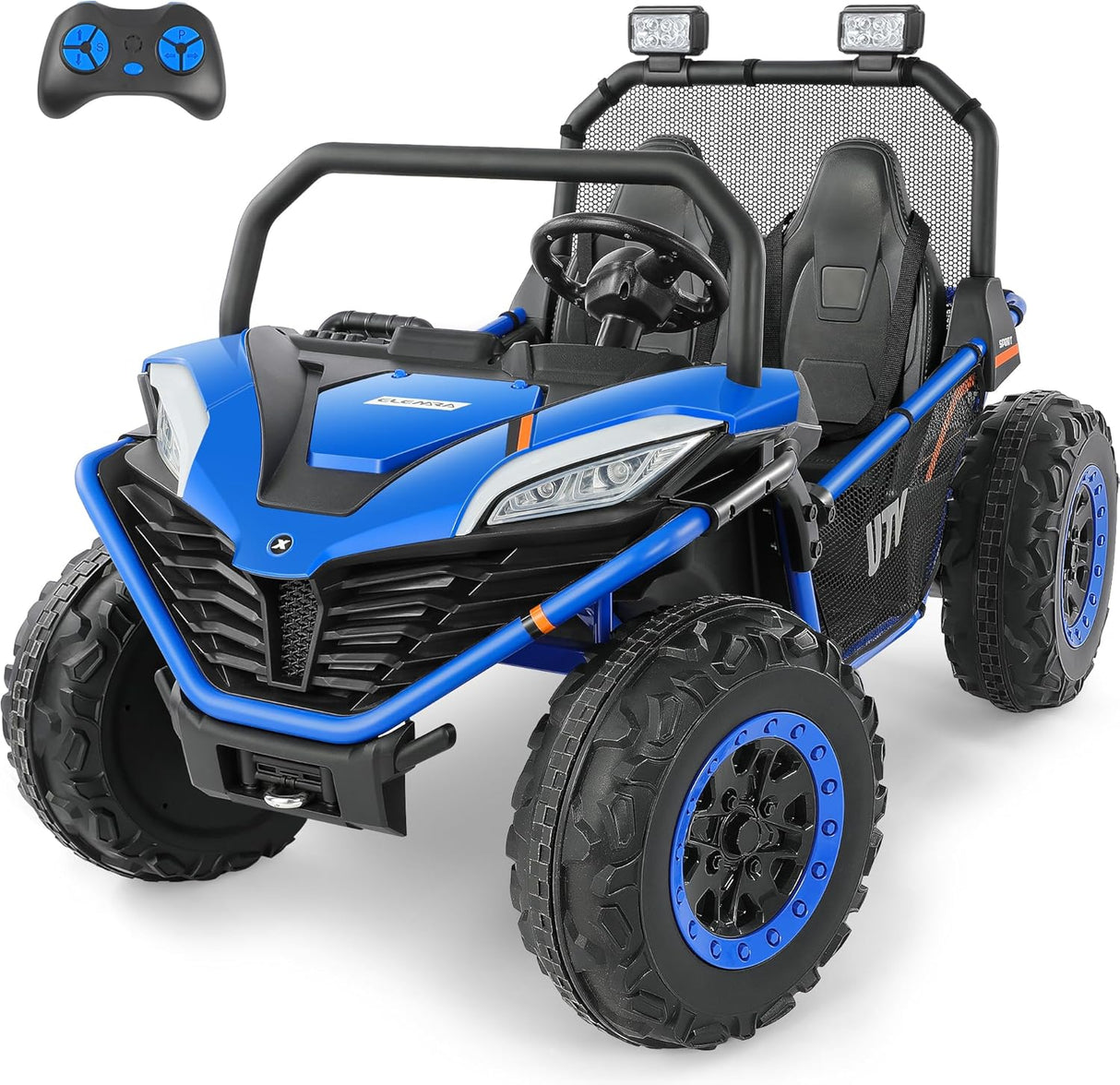 Four-wheel-drive electric SUV with remote control 2 seater