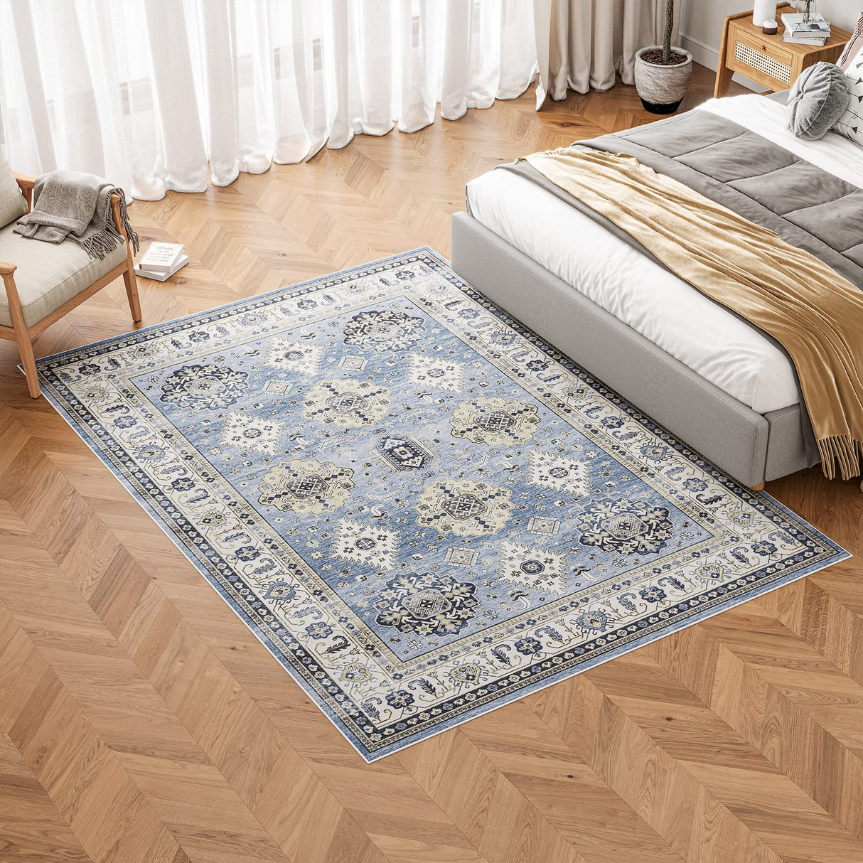 Dripex Vintage 5x7 Area Rugs