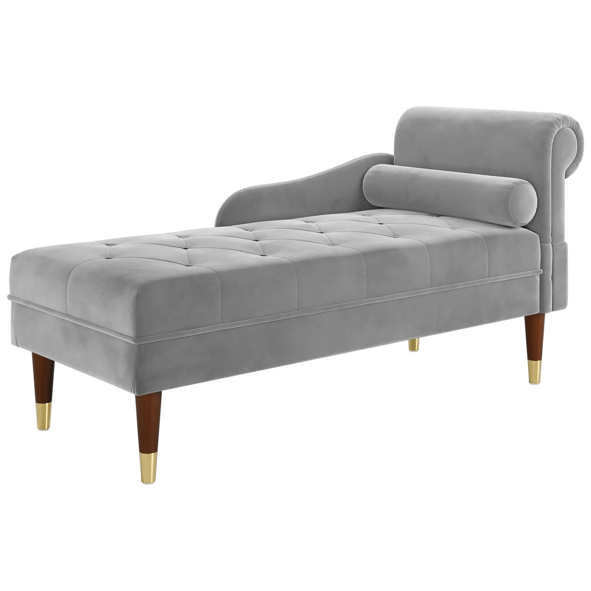 59" Velvet Chaise Lounge Indoor
