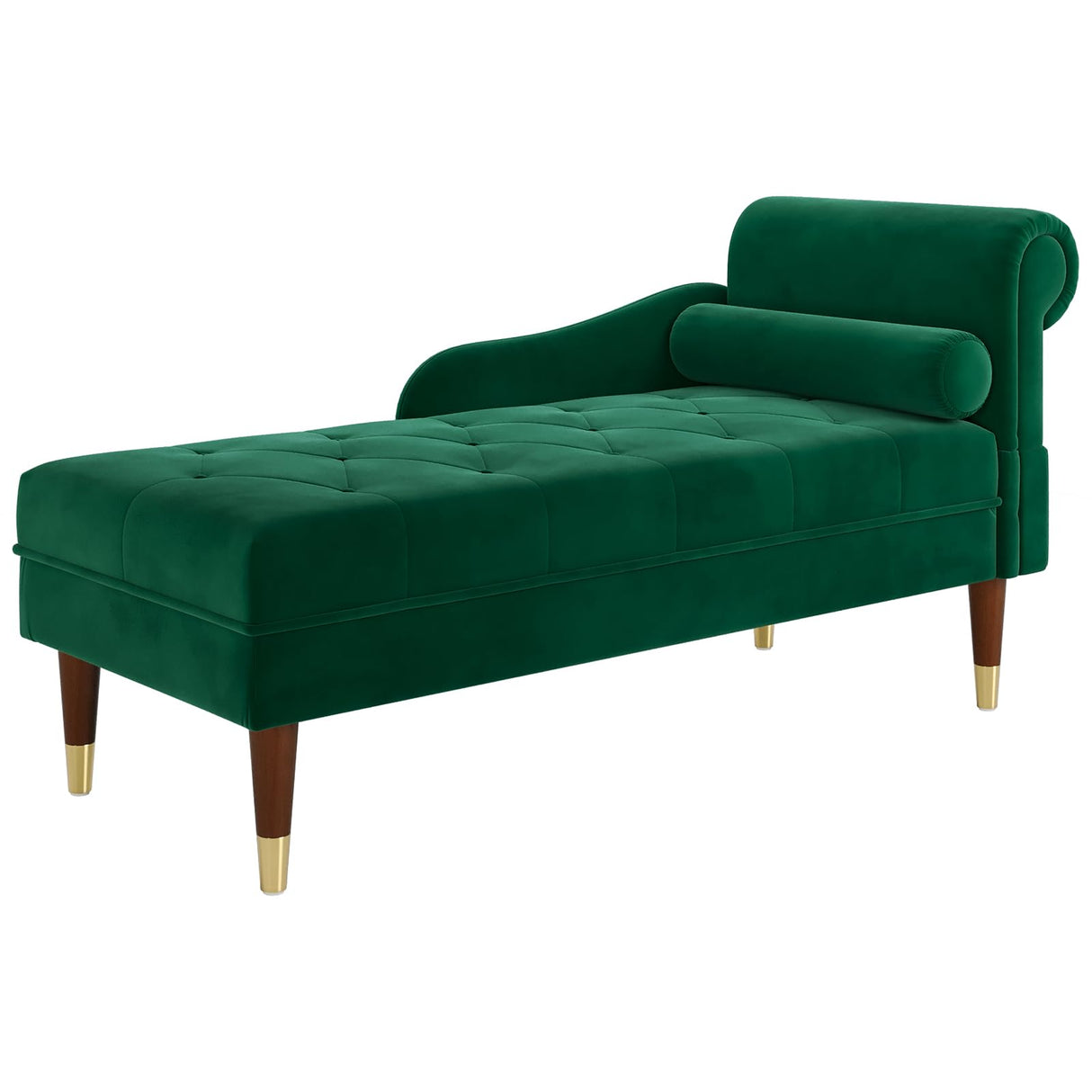 59" Velvet Chaise Lounge Indoor