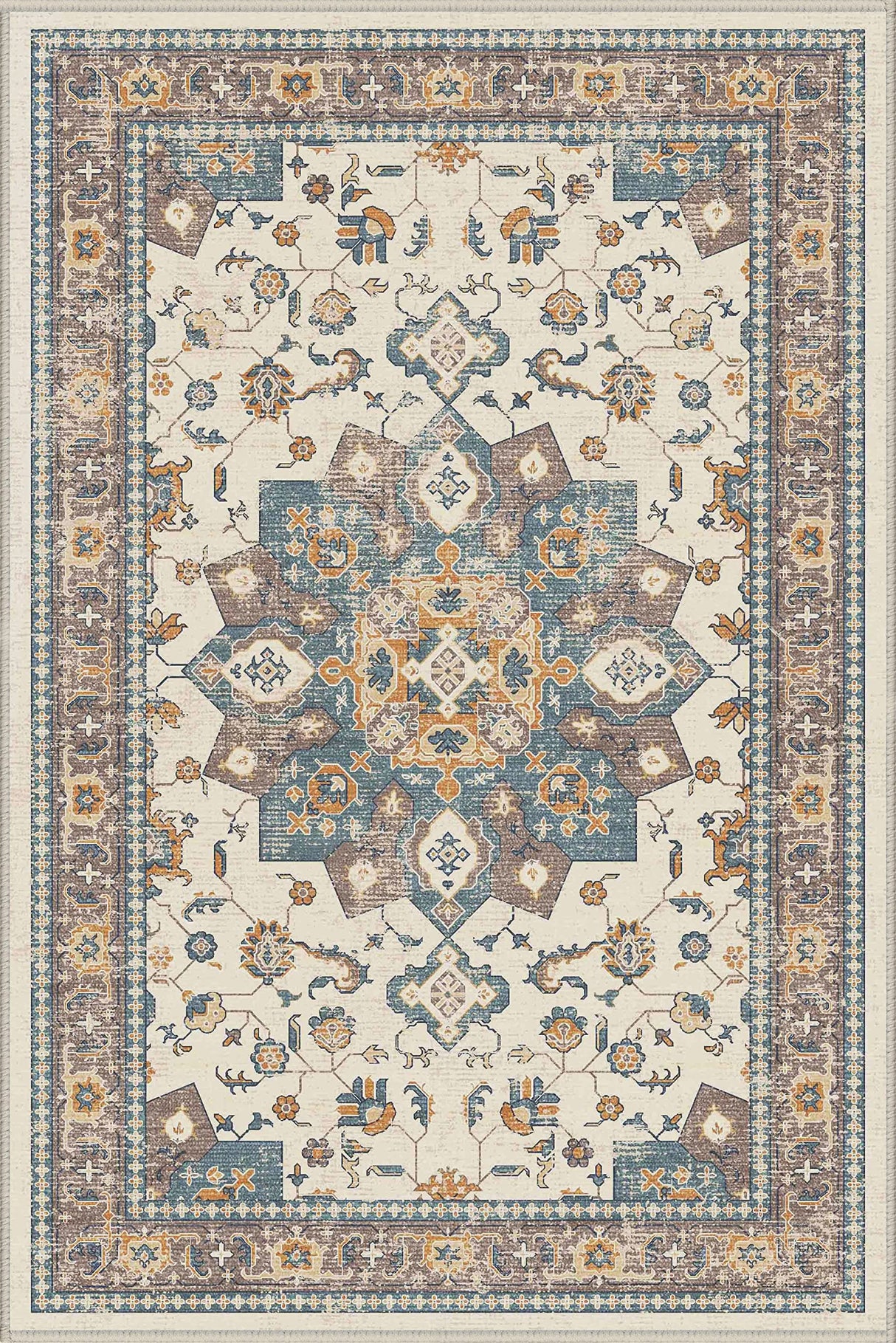 Dripex Vintage 5x7 Area Rugs