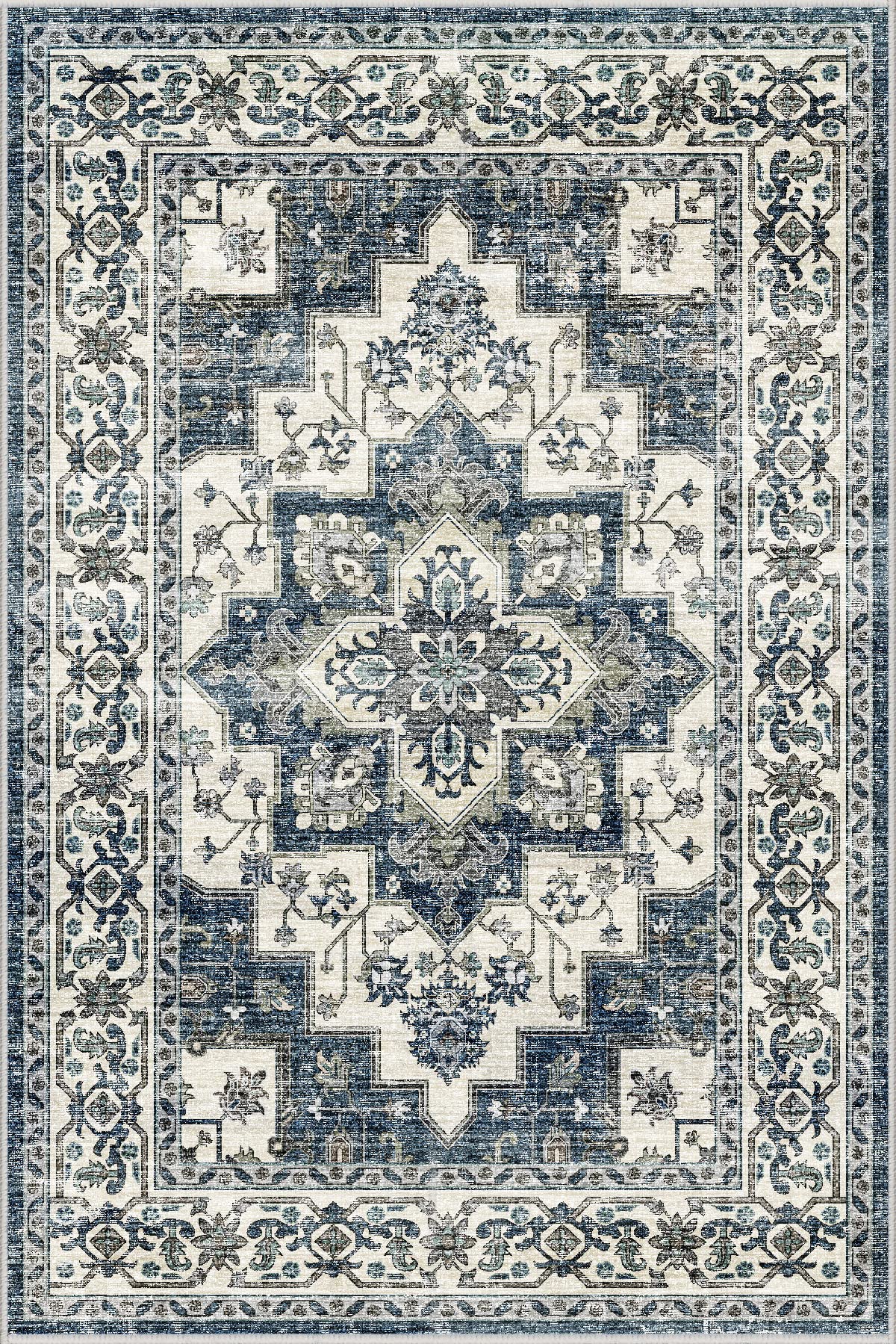 Dripex Vintage 5x7 Area Rugs