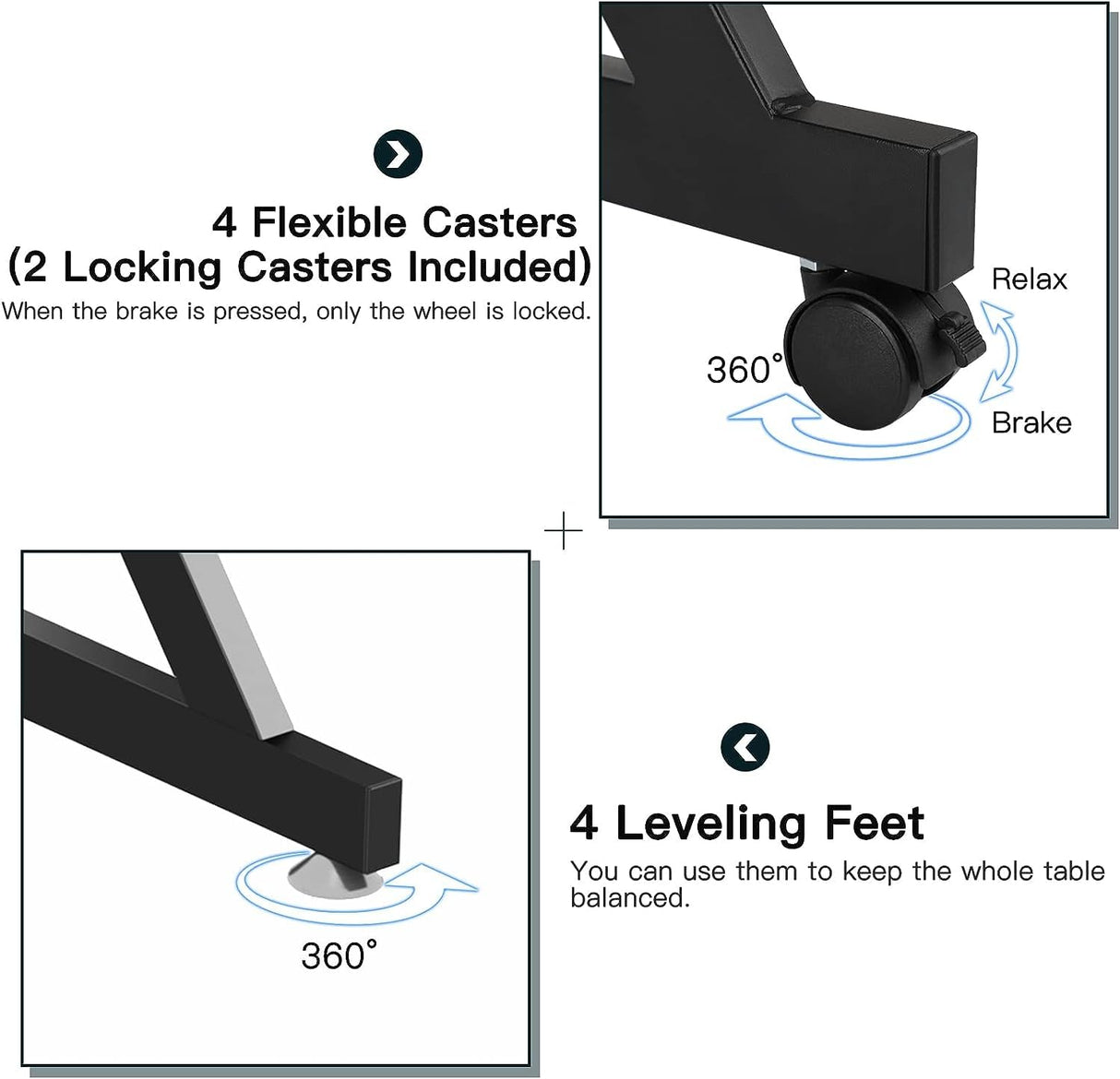 Dripex Computer Desk for Small Spaces