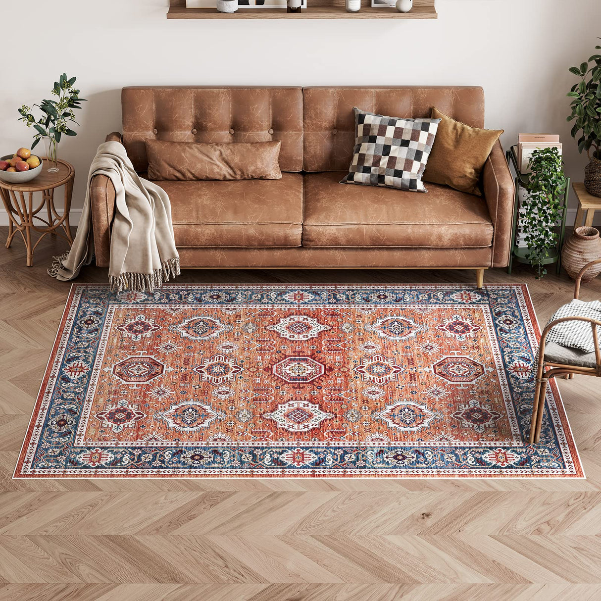 Dripex Vintage 5x7 Area Rugs