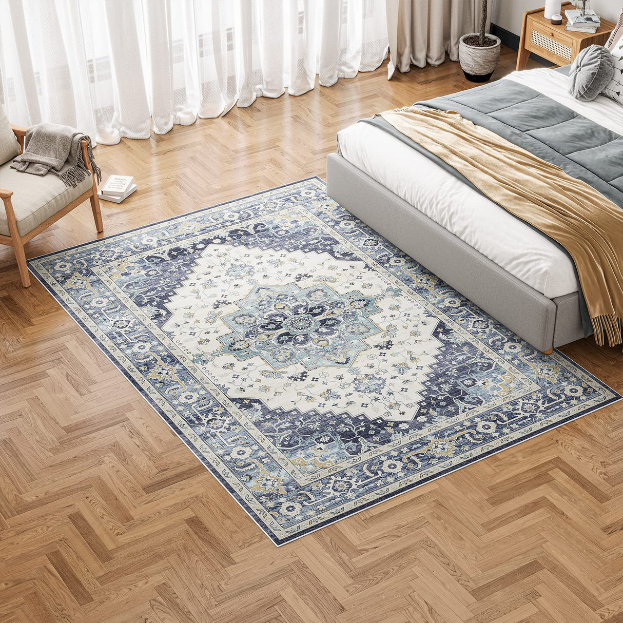 Dripex Vintage 5x7 Area Rugs