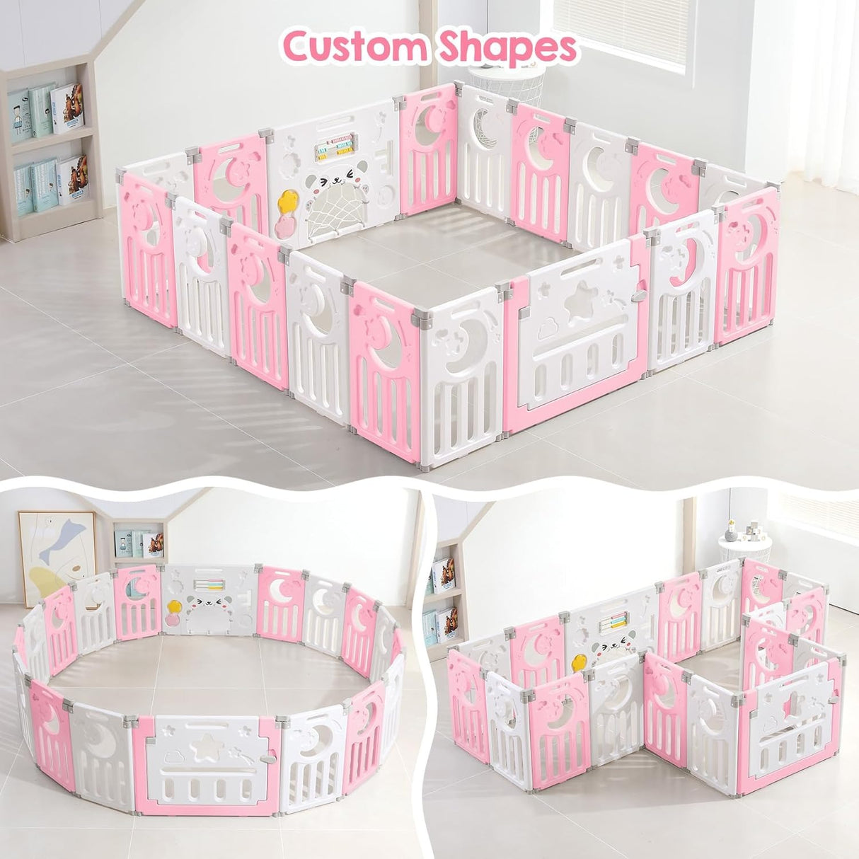 Foldable Playpen for Babies and Toddlers