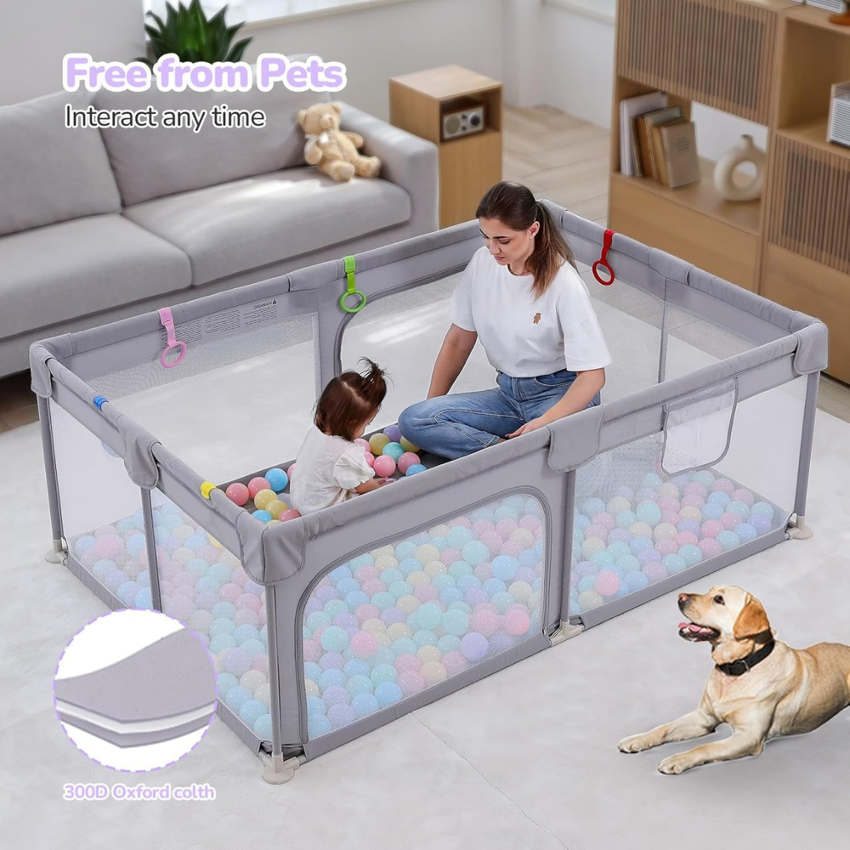 Dripex Baby Playpen Play Pens for Babies and Toddlers