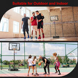 Dripex Basketball Hoop Outdoor Adjustable Height Goal Portable Basketball