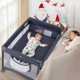 Dripex Pack and Play, 5 in 1 Baby Bassinet Bedside Sleeper