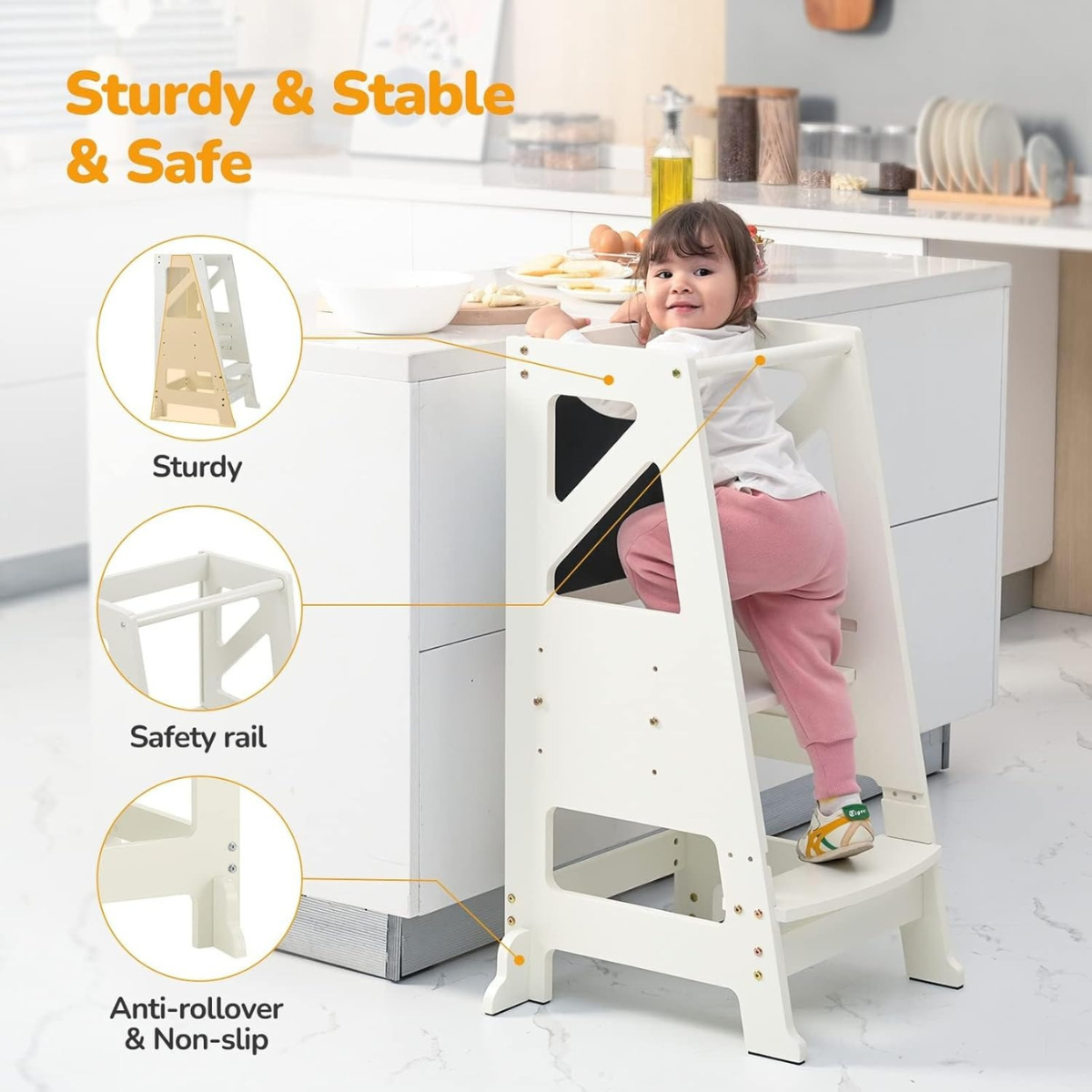 Toddler Kitchen Stool Helper Toddler Tower Kitchen Helper Toddler Step Stool