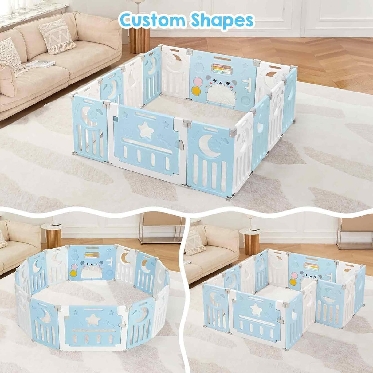 Foldable Playpen for Babies and Toddlers