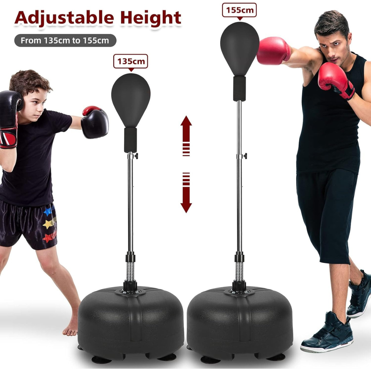 Dripex Freestanding Reflex Boxing Punch Bag