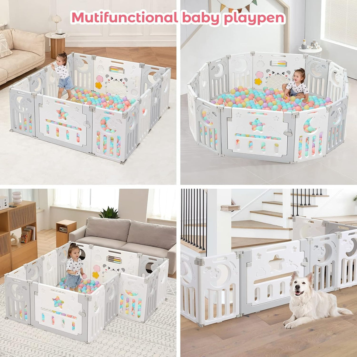 Foldable Playpen for Babies and Toddlers