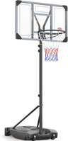 Kids Basketball Hoop Outdoor 4.82-8.53ft Adjustable Portable Basketball Hoops