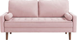 Vesgantti Loveseat Sofa 48" Small Sofa Couch Mid Century Modern Couch for Small Spaces