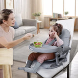 High Chair for Toddlers Folding Compact Portable Booster Seat