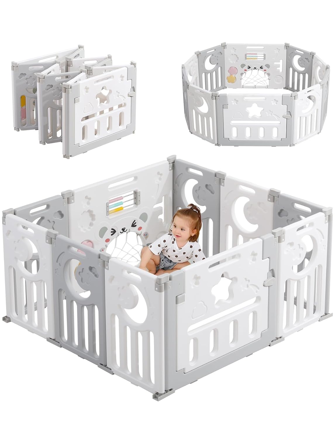 Foldable Playpen for Babies and Toddlers