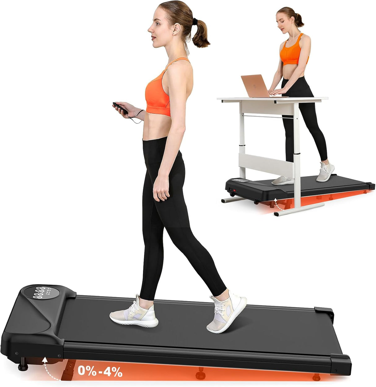 THERUN Walking Pad Treadmill