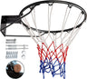 Dripex Solid Basketball Rim 18" Replacement Breakaway Wall Mounted