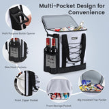 Cooler Backpack 36 Cans Multifunctional Leakproof Cooler Backpack with Padded Top Handle