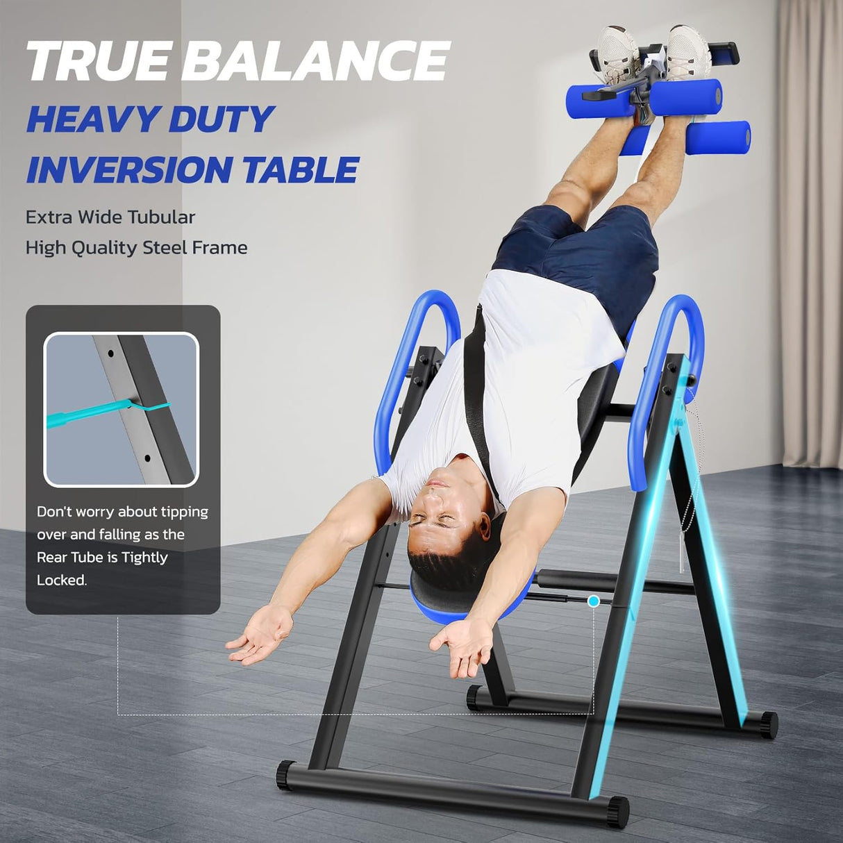 Dripex Heavy Duty Gravity Inversion Table 300 lbs