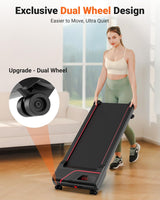 THERUN Walking Pad Treadmill with Auto Incline