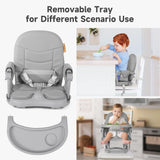 High Chair for Toddlers Folding Compact Portable Booster Seat