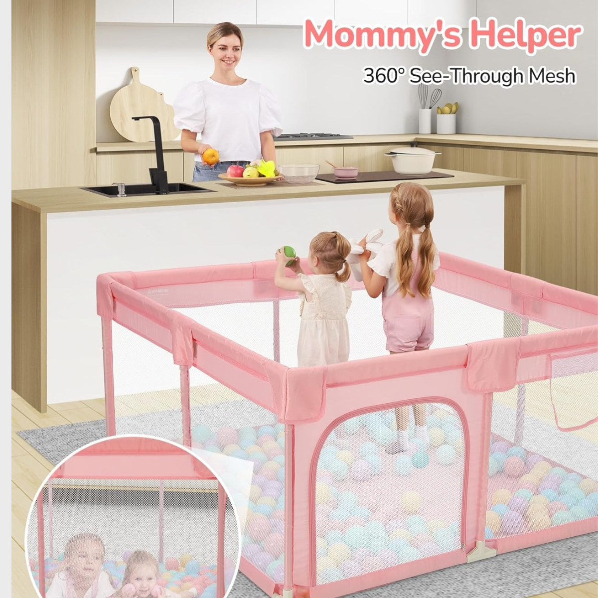 Dripex Baby Playpen Play Pens for Babies and Toddlers