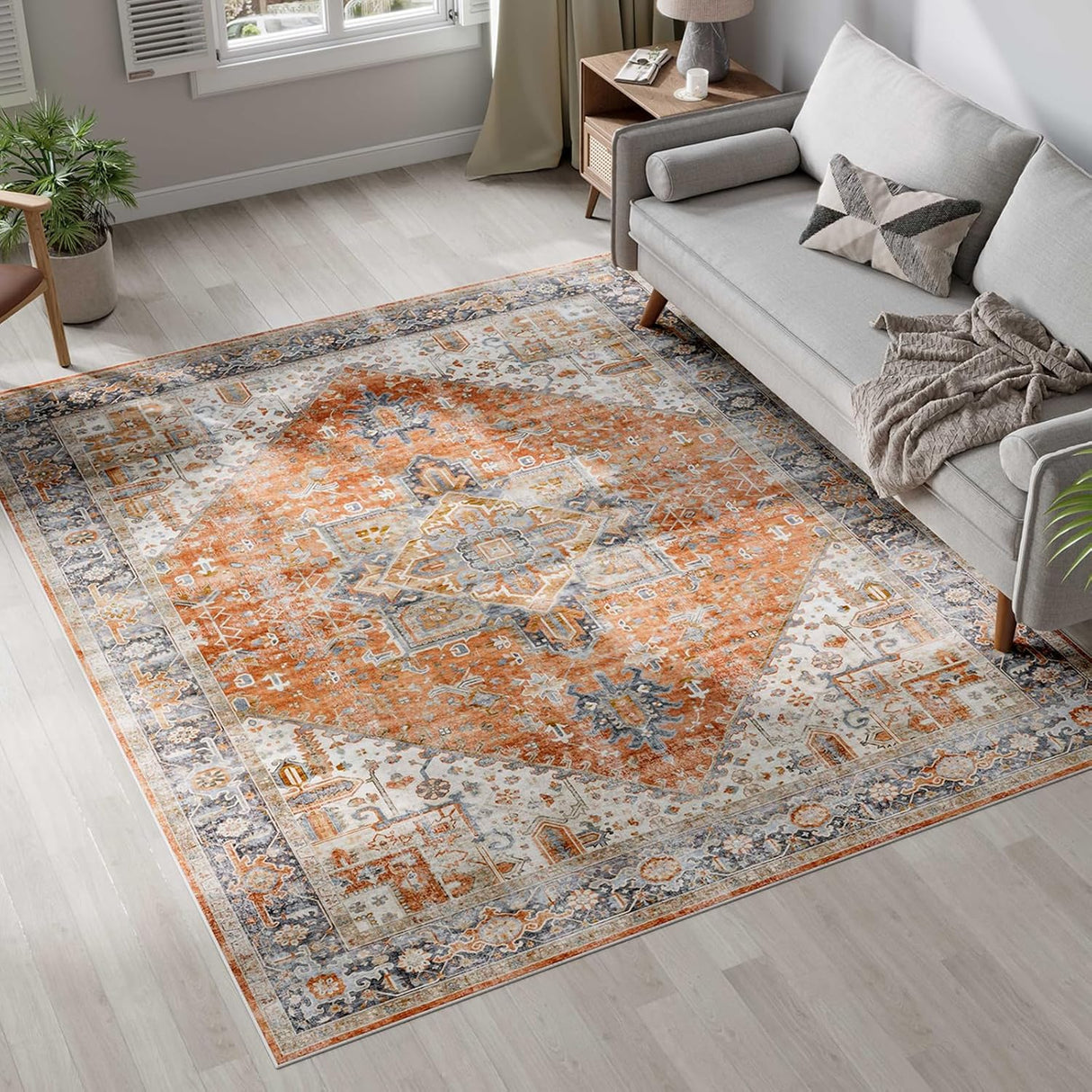 Dripex Runner Rug Machine Washable Non Slip Area Rug