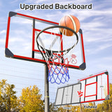 Kids Basketball Hoop Outdoor 4.82-8.53ft Adjustable Portable Basketball Hoops