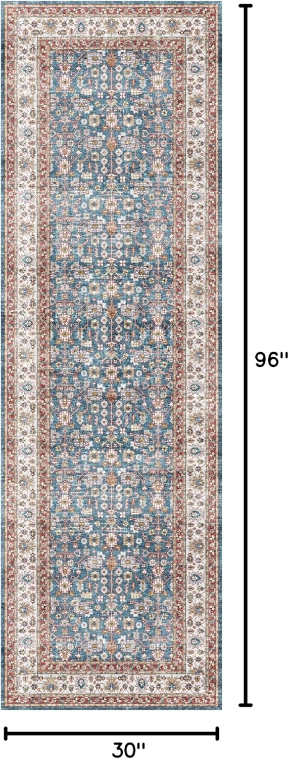 Dripex Runner Rug Machine Washable Non Slip Area Rug