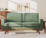 Vesgantti 68" Loveseat Sofa  Comfy Corduroy Couch with Spring Cushion