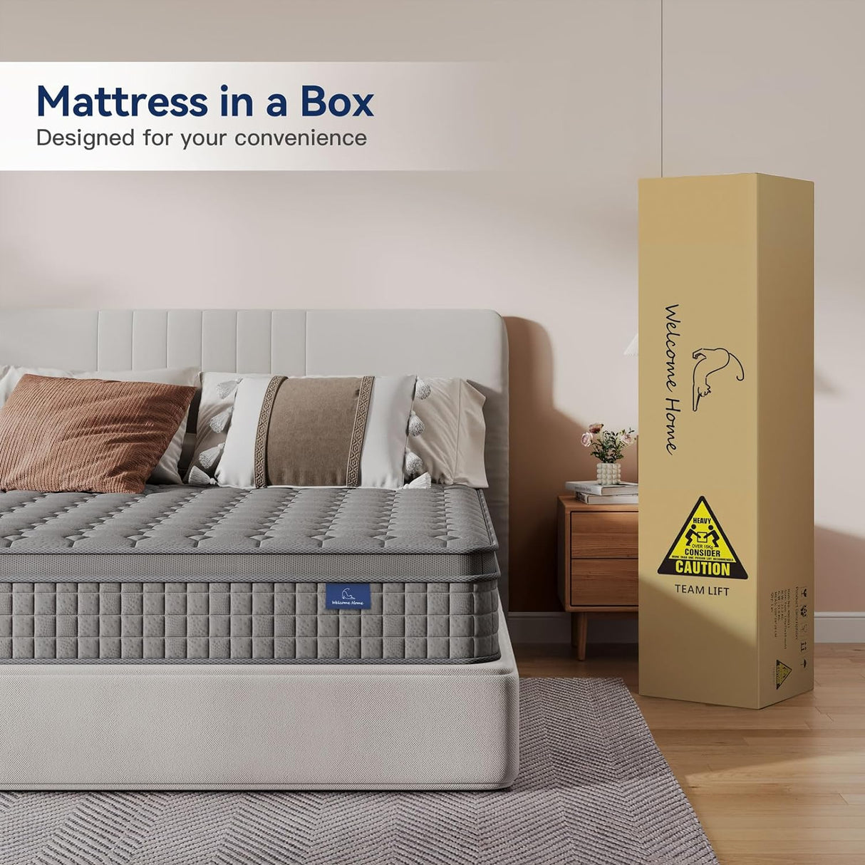 Full Mattress 10 Inch Innerspring Multilayer Hybrid Full Mattress