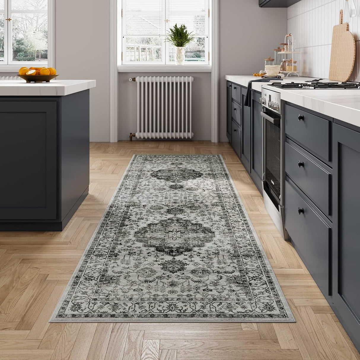 Dripex Runner Rug Machine Washable Non Slip Area Rug