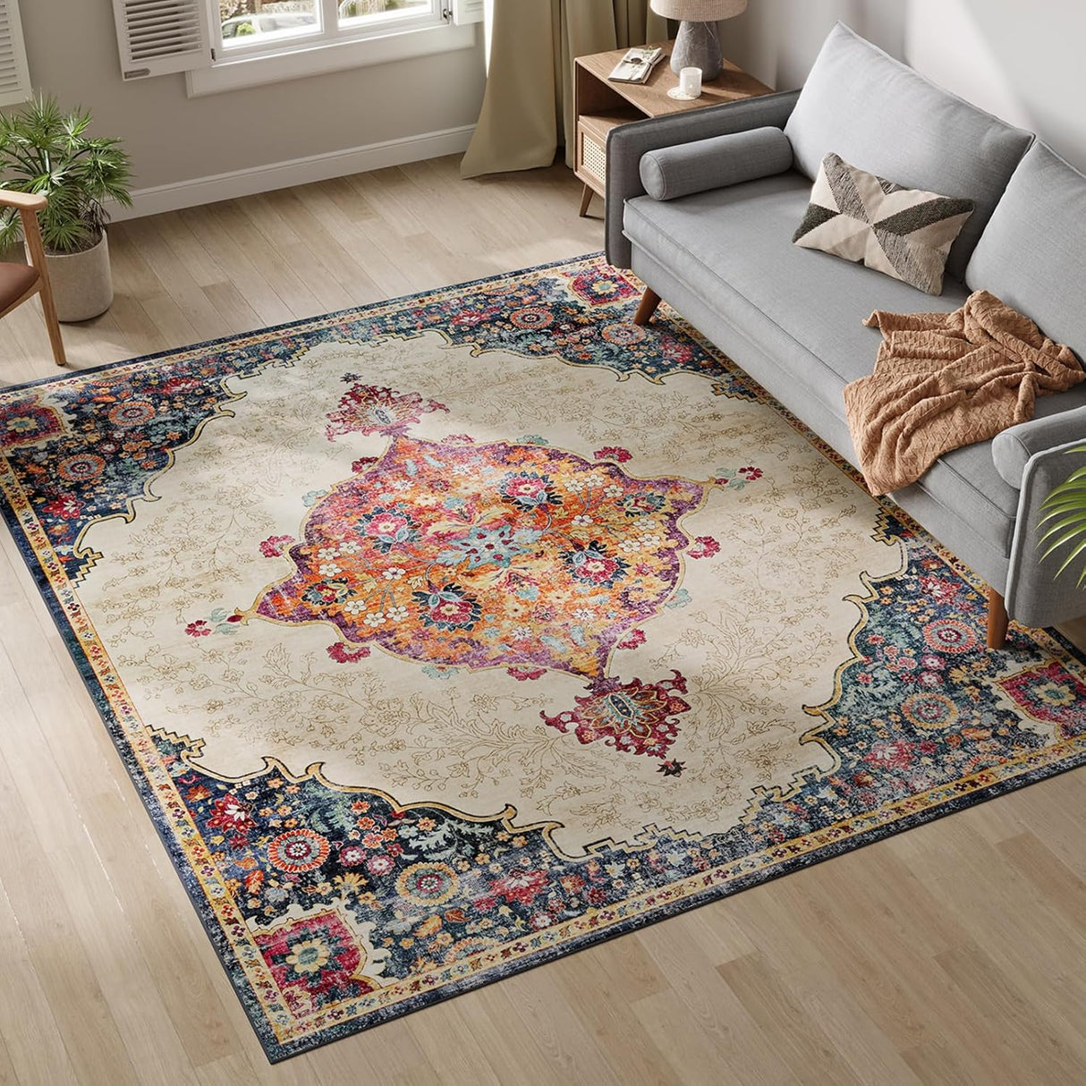 Dripex Runner Rug Machine Washable Non Slip Area Rug